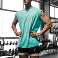 Sleeveless T-shirt Men Quick-drying Fitness Bodybuilding Shirt Male Fashion Basketball Vest Mesh Breathable Summer Gym Tank Men