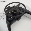 Mini 3D Printed Steering Wheel for PS5 Controller, Racing Game Auxiliary Simulator Wheel Gamepad Accessory