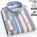 Spring and Autumn Men's Pure Cotton Long sleeved Shirts | SAMAG