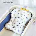 Baby Bath Seat Support Mat  Infant Anti-Slip Soft Comfort Body Cushion Foldable Baby Bath Tub Pad Chair Newborn Bathtub Pillow