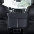Leather Car Stowing Tidying Seat Middle Hanger Storage Bag Auto Handbag Holder Between Seats of The Car Tissue Water Cup Pockets