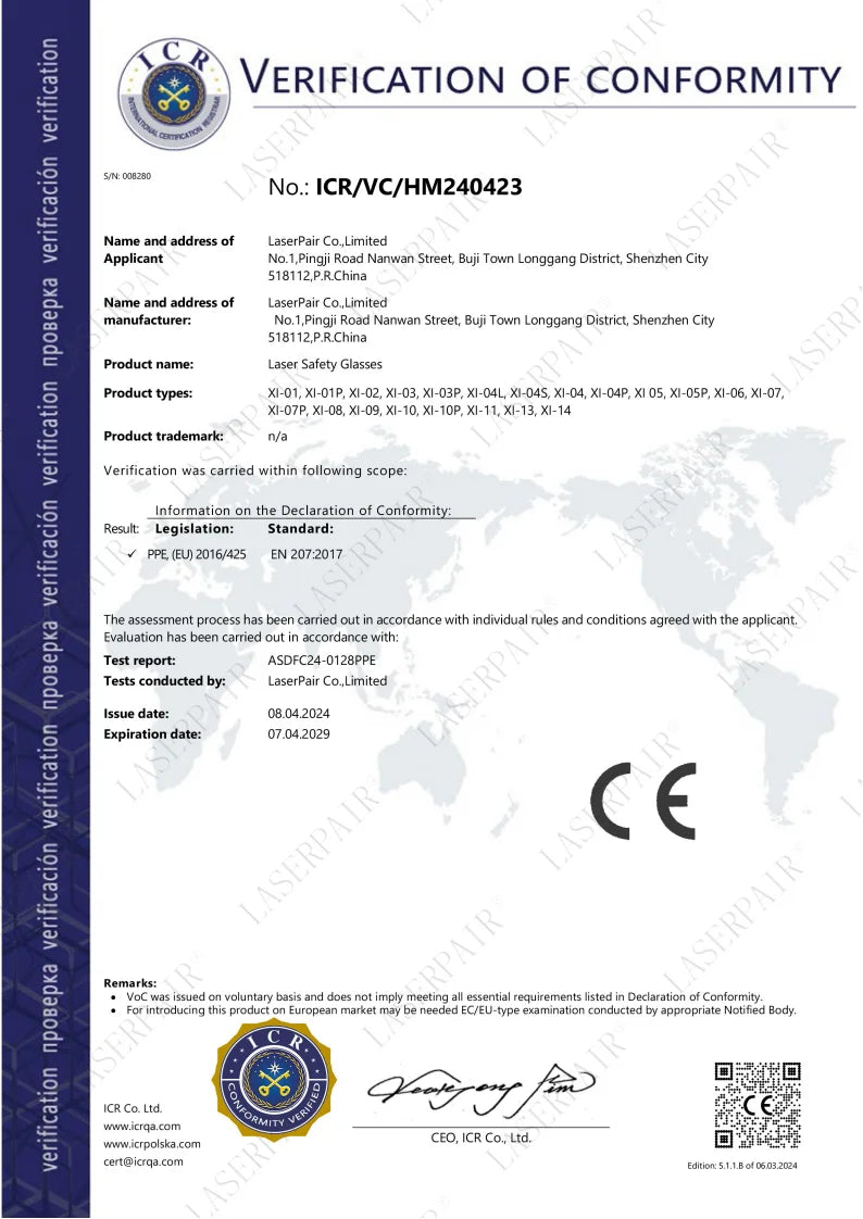 Laser protective cover for eyes Corneal Eye Shield