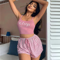 Sexy Summer Women Pajamas Set Sleepwear Cotton Home | SAMAG