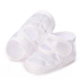 Newborn Baby's First Baptist Shoe: Newborn Boys and Girls' White Baptist Shoes Soft Sole Walking Shoes Multiple Styles-9CM/10CM
