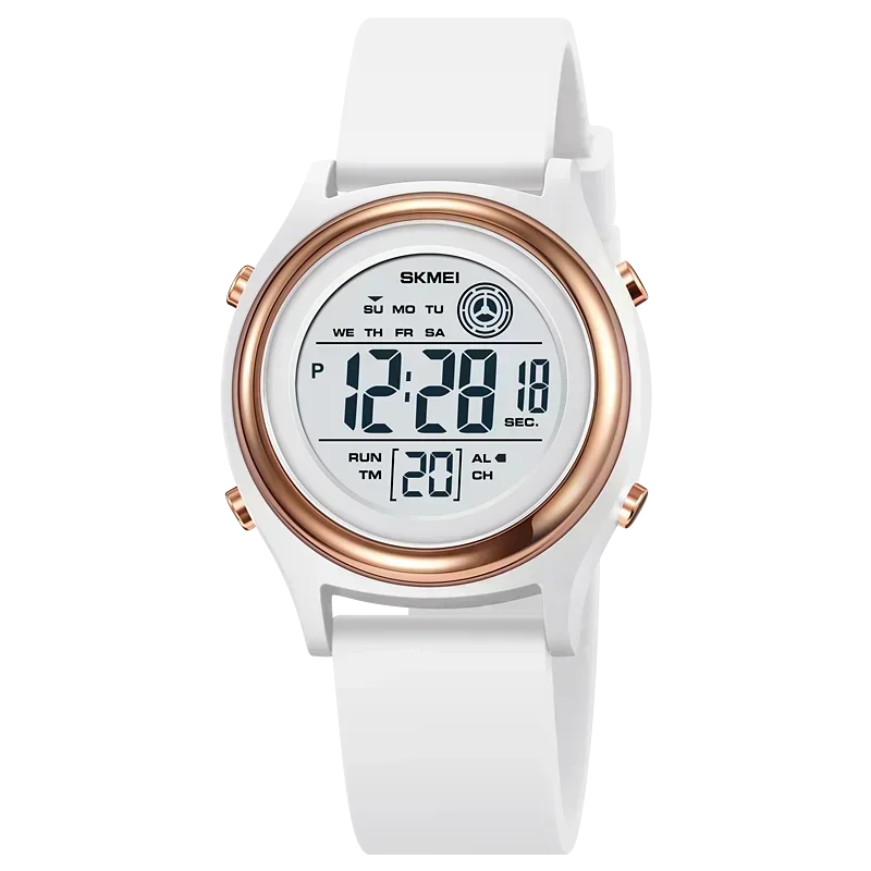 SKMEI 2094 Luxury Stopwatch Lady Waterproof Womens Digital Wristwatches Shockproof Countdown Watches for Women Montre Femme 1721
