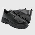Fashion Thick Sole Leather Shoes Men Casual Shoes Classic Business Men Dress Shoes Breathable Lace-Up Handmade Shoes Moccasins