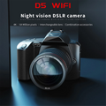 D5 6400Megapixel HD WiFi Digital Video Camera 4K Dual Lens Camcorder with Display 16X Zoom DSLR Camera No Memory Card