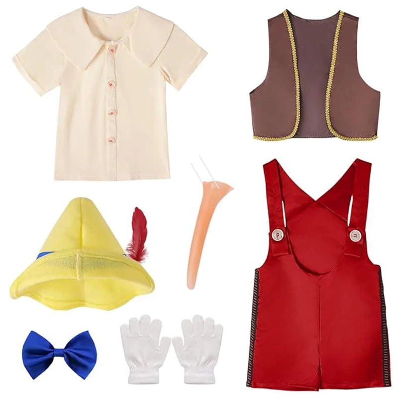 Puppet Costume For Boys Cosplay Fairytale Character Long - View 6 | SAMAG