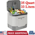 35 Quart/33 L Portable Electric Cooler Warmer 12V DC & 110V AC Car Refrigerator