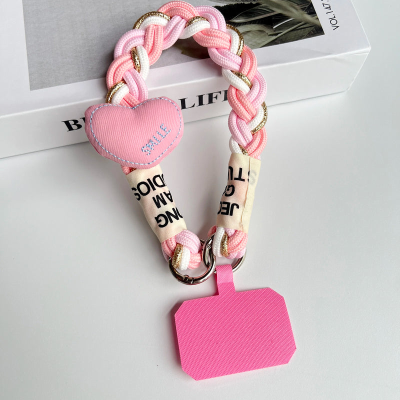 Newly Upgraded Thick And Durable Braided Short Rope Mobile Phone Universal Lanyard Multi-Purpose Hand Pull Anti-Loss Rope