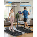 Compact Foldable Treadmills for Small Spaces, Quiet 3.0HP - View 2 | SAMAG