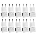 10Pcs/lot Travel Wall Charger 5V 2A Universal Phone Adapter For Samsung A10 A31 A41 A51 A71 A5 A7 2017 J3 J5 J7 2016 USB Charger