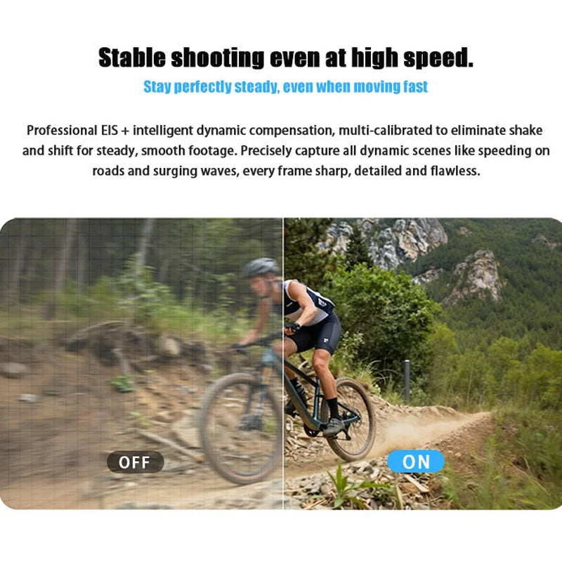 5K UHD Mini Action Camera 30fps Outdoor Sports Buit-in 1050mAh Battery IP68 Waterproof Wifi Camcorder  Bike Helmet Body Camera