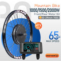 MTX Rim Ebike Conversion Kit 48V 1000W 1500W 2000W 20-29inch700C Rear Brushless Hub Motor Wheel for Electric Bike Conversion Kit