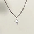 Fashion Simple Personalized Alloy Necklace Lats Shiny Collar Suitable for Women's Daily Accessories Holiday Gifts-S084