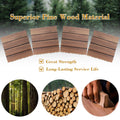30Pcs Anti corrosion wood flooring, outdoor carbonized wood flooring, balcony, household courtyard flooring, splicing waterproof