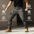 Cargo Pants Hiking Men Outdoor Waterproof Multi-pocket Tactical Trousers Camping Spring Autumn Combat Rip-Stop Work Pant