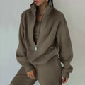 Tracksuit Set Stylish Autumn And Winter Comfortable Warm Two-piece Sets Suit Women Casual Streetwear Sportswear