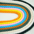 1Pair Round Twisted Rope Laces Kid Adult Sneaker 6MM Width Cotton Shoelace Rubber Bands for Casual Shoe 120/140/160CM Accessorie