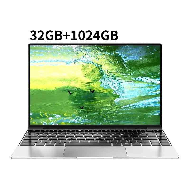 Laptop Computer Windows 11 Pro Intel i7 8650U 2026 Notebook PC Gamer 32GB DDR4 1TB 2TB SSD 1920x1080 Office Study Computer PC