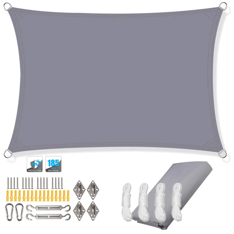 Waterproof Sun Shade Sail Canopy Rectangle UV Block | SAMAG