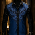 New 11 color men's long sleeved lapel shirt | SAMAG