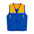 Men's Outdoor Vest Hiking Fishing Hunting Photography Multi-Pockets Multi-Function Maintenance Worker Waistcoat Print Logo