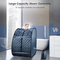 Portable 3L Steam Sauna Tent - Full Body Detox & Relaxation with Powerful Steam Generator, Foldable Home Spa for Weight Loss & P