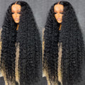 300 Density 13x6 Hd Deep Wave Frontal Wig 30 34inch Glueless Wigs 100% Human Hair Water Wave Curly Lace Front Wig For Women