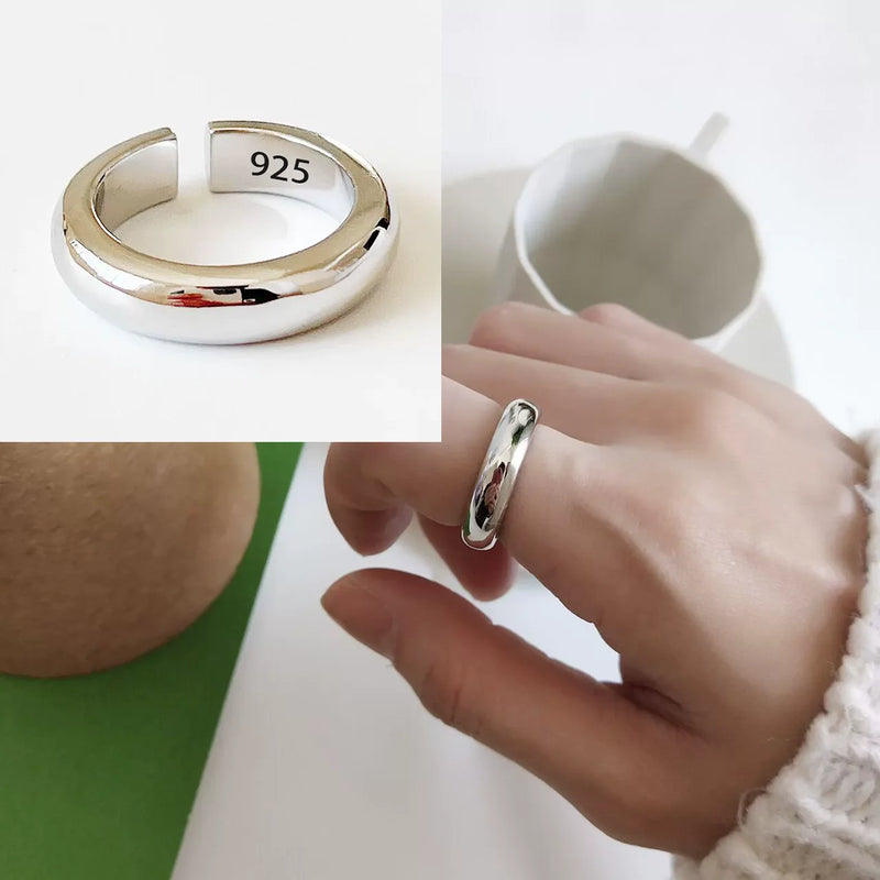 VENTFILLE 925 Sterling Silver Geometric Multilayer Round | SAMAG