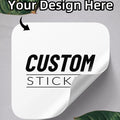 1/70/120/210Pcs Custom Square PVC Stickers Waterproof Personalized for Party, Label, Packaging
