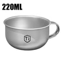 MINI Camping Water Cup Portable Tea Coffee Cup Outdoor Kitchen Equipment Mountaineering Cups 80/220ml