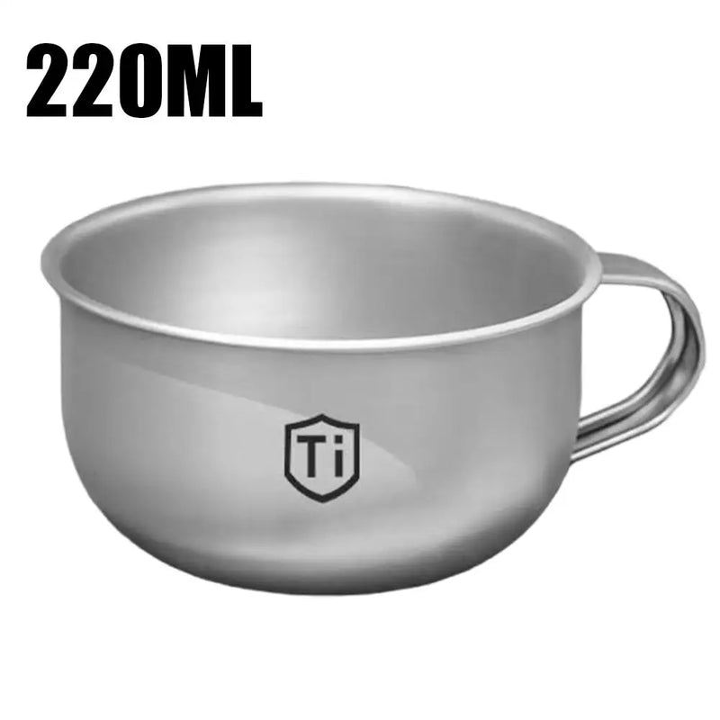MINI Camping Water Cup Portable Tea Coffee Cup Outdoor Kitchen Equipment Mountaineering Cups 80/220ml
