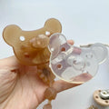 2025 Cute Little Bear Silicone Soothing Nipper for Babies, Anti Eating Hand Soft Nipper, Imitation of Breast Milk Baby Nipper