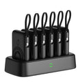 Domars Portable Power Banks with 6x10000mAh PD 22.5W Magnetic Wireless Fast Charging Station Built-in Type-C Cables With CCC