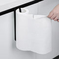 Space Saving Under Cabinet Paper Towel Holder No Drill Adjustable Mount Kitchen Organizer Rack Plastic Wrap - View 4 | SAMAG