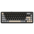 ATTACK SHARK X66 Bluetooth Wireless Wired Mechanical Keyboard RGB Gasket Hot Swappable Knob Side Printed PBT Keycaps for Gaming