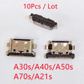 10pcs For SamSung Galaxy S24 S23 S22 S21 S20 Plus Ultra A22 A12 A11 A51 A71 A52 A72 A73 A03S USB Charging Port Charger Connector