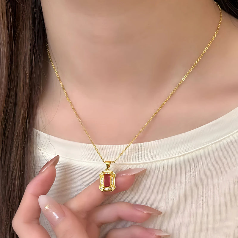 VENTFILLE 925 Sterling Silver Bead Geometry Necklace for Women Girl Korean Design Versatile Choker - Visuel 26 | SAMAG