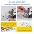 Multi - Function Pneumatic Terminal Crimping Machine with 15 Interchangeable Dies 1.3T Tool for All 0.25 - View 5 | SAMAG