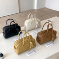 Boston Bag 2026 Women's Large Capacity Versatile Handbag Casual Minimalist Style Fashionable Handheld Bag New Trendy Fashion