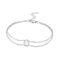 Original 925 Sterling Silver Zirconia Tennis Chain Bracelet for Women Adjustable Gold Color Hot Sale Ideal Birthday Party Gifts