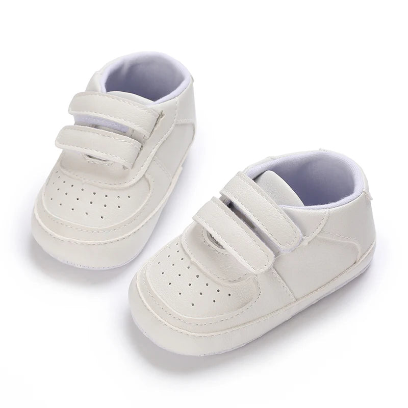 0-18M Classic Fashion Infant Casual Sneakers Soft Sole Baptism Comfortable First Walking Shoes For Baby Boys Girls
