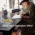 Universal Aluminum Alloy Laptop Stand Ergonomic Anti-Slip Silicone Computer Stand Foldable Portable Laptop Holder Computer Desk