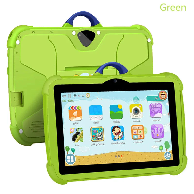 New 7 Inch WiFi Tablet PC Google Learning Education Kids' Tablet Quad Core 4GB RAM 64GB ROM Wi-Fi Android Tablets 4000mAh