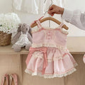 Girls Suit Summer New Childrens Clothing Korean Style | SAMAG