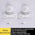 easy installation Automatic Shoelaces Without ties Black white Swivel Buckle Laces Thick Rope Sneakers Shoelace Shoe Accessories