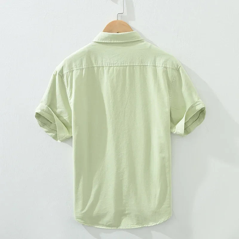 100% Cotton Solid Color Men's Summer Lightweight Short | SAMAG