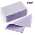 10x6.3cm/8x8cm/8x6cm 50pcs Silver Clean Polishing Cloth Soft Wipe Wiping For Necklaces Rings Jewelry Tool - Visuel 27 | SAMAG