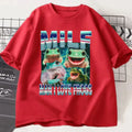 MILF Man I Love Frogs Funny Frog Meme Graphic T Shirt Fashion Vintage T-shirts Women Short Sleeve T-shirt Graphic T Shirts Y2K